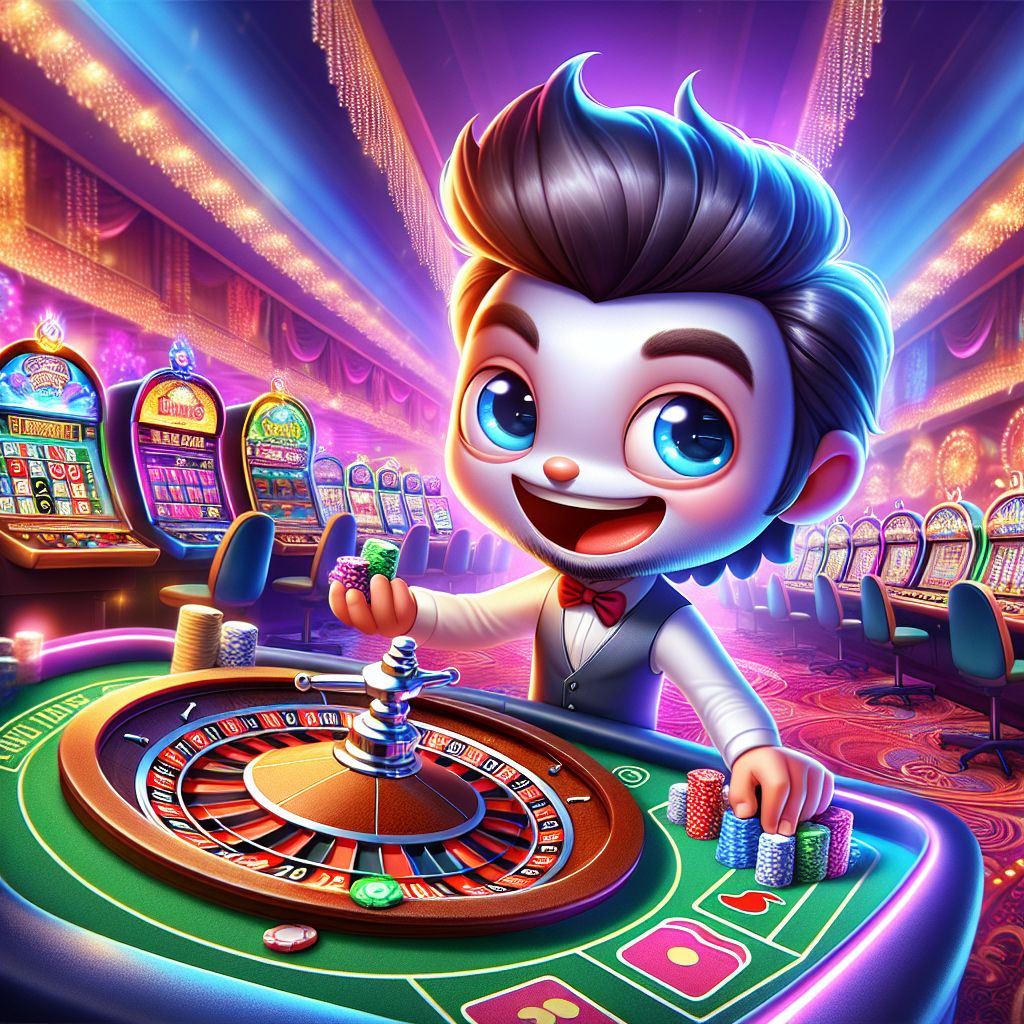 CV1971 casino cartoon character playing games in Bangladesh
